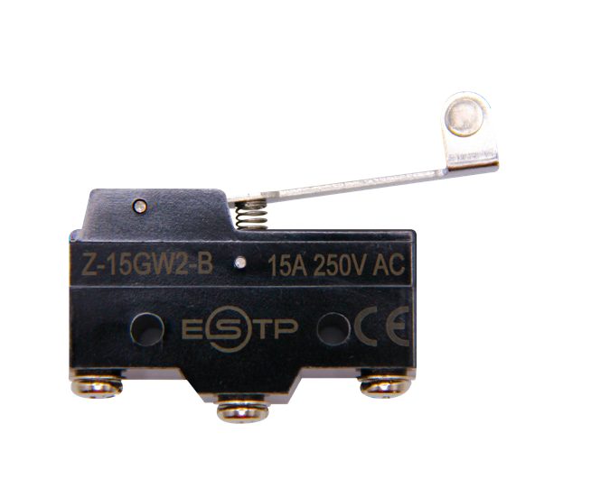 MICRO SWITCH CON ACTUADOR TIPO PALANCA LARGA Y RODILLO Z-15GW2-B